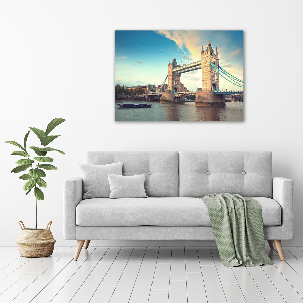 Tablou Printat Pe Sticlă Tower Bridge din Londra