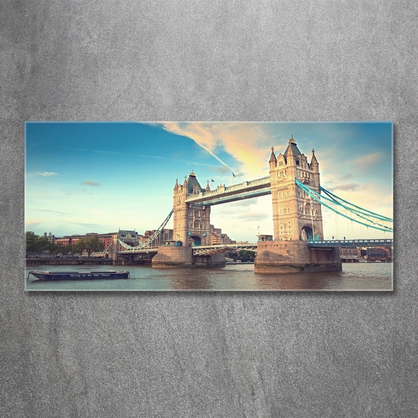 Tablou Printat Pe Sticlă Tower Bridge din Londra