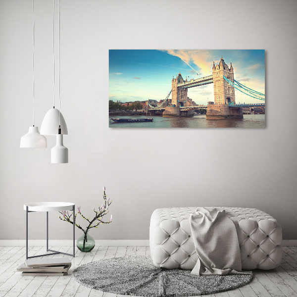 Tablou Printat Pe Sticlă Tower Bridge din Londra