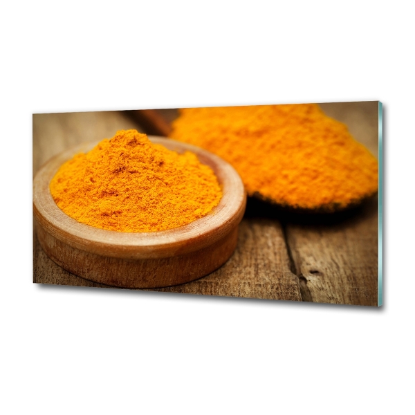 Tablou sticlă condiment turmeric