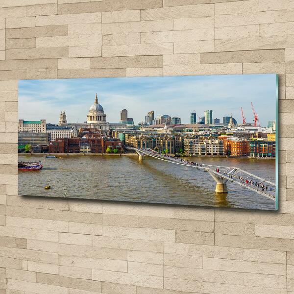 Tablou pe pe sticlă Thames Londra