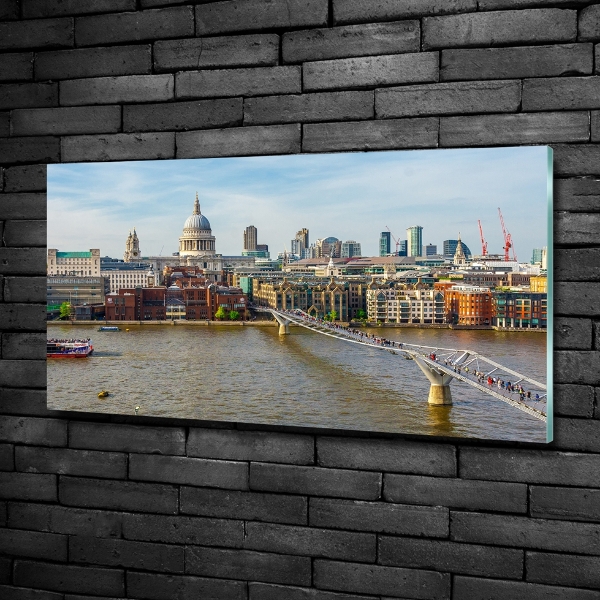 Tablou pe pe sticlă Thames Londra