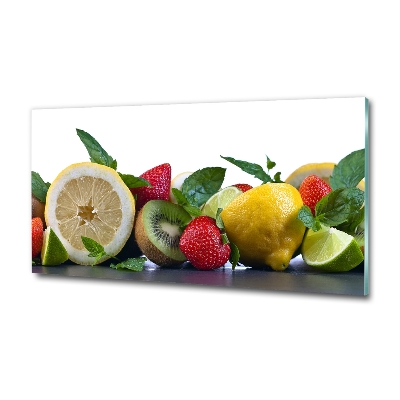 Tablou pe pe sticlă Fructe si legume