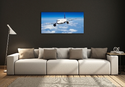 Imagine de sticlă Avionul în aer