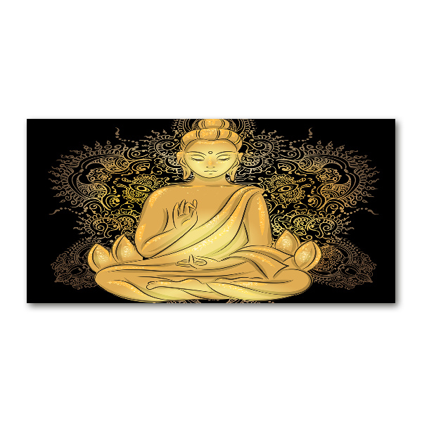 Tablou sticlă sitting buddha