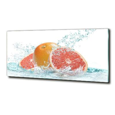 Fotografie imprimată pe sticlă grapefruit
