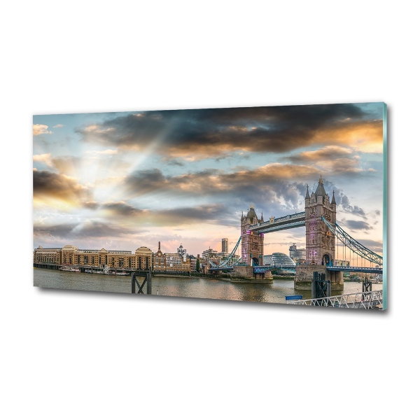 Tablou Printat Pe Sticlă Tower Bridge din Londra