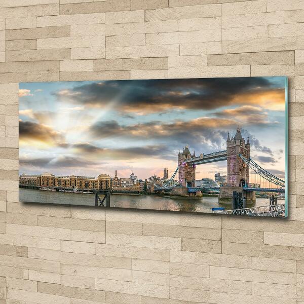 Tablou Printat Pe Sticlă Tower Bridge din Londra