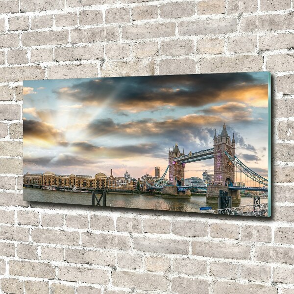 Tablou Printat Pe Sticlă Tower Bridge din Londra