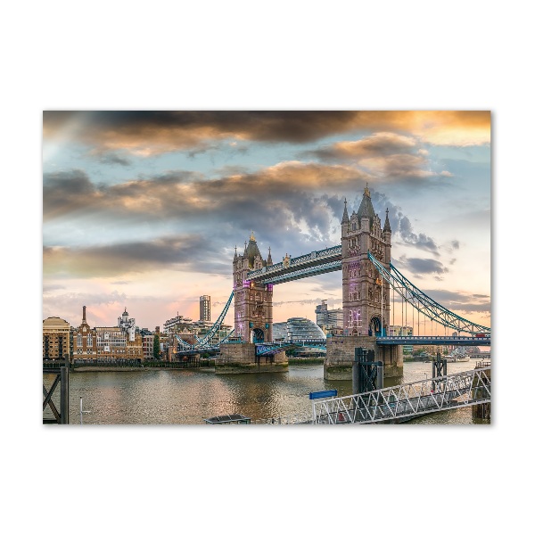 Tablou Printat Pe Sticlă Tower Bridge din Londra