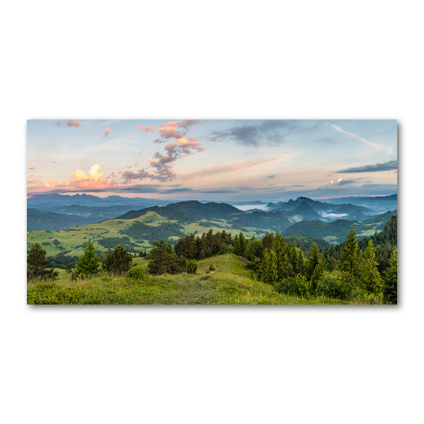 Imagine de sticlă Panorama Pieniny