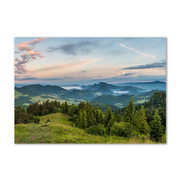 Imagine de sticlă Panorama Pieniny