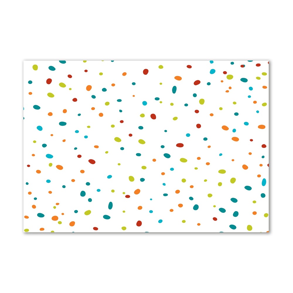 Imagine de sticlă puncte colorate