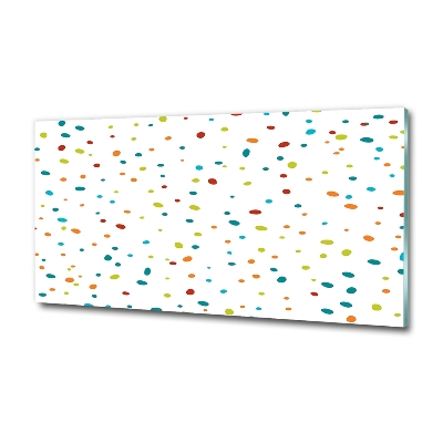 Imagine de sticlă puncte colorate