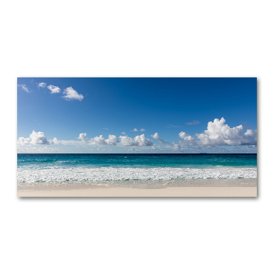 Tablou din Sticlă plaja Seychelles