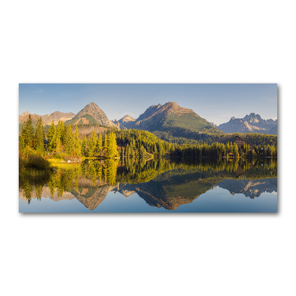 Fotografie imprimată pe sticlă Panorama Tatry