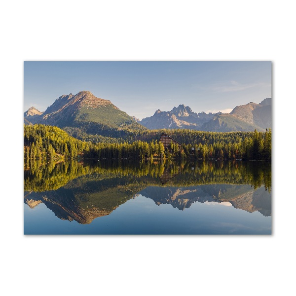 Fotografie imprimată pe sticlă Panorama Tatry