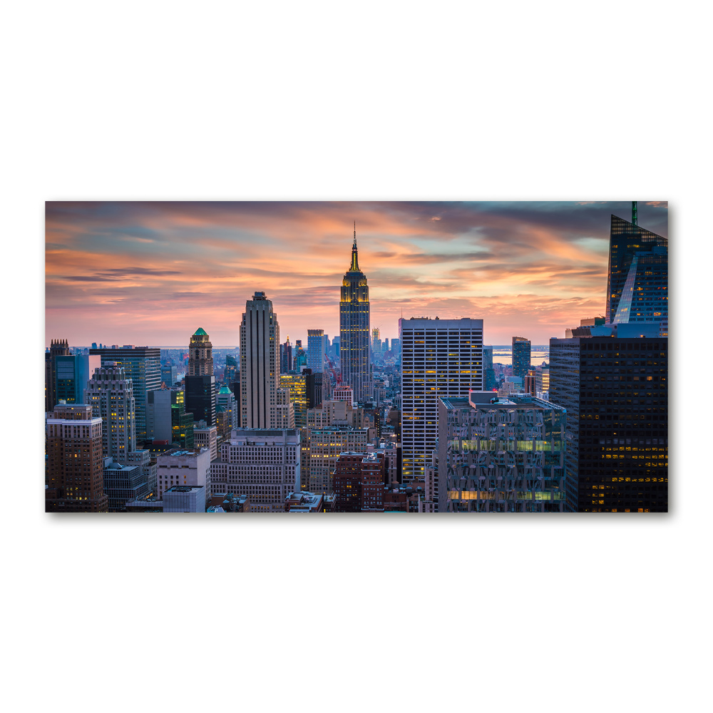 Tablou sticlă Manhattan New York City