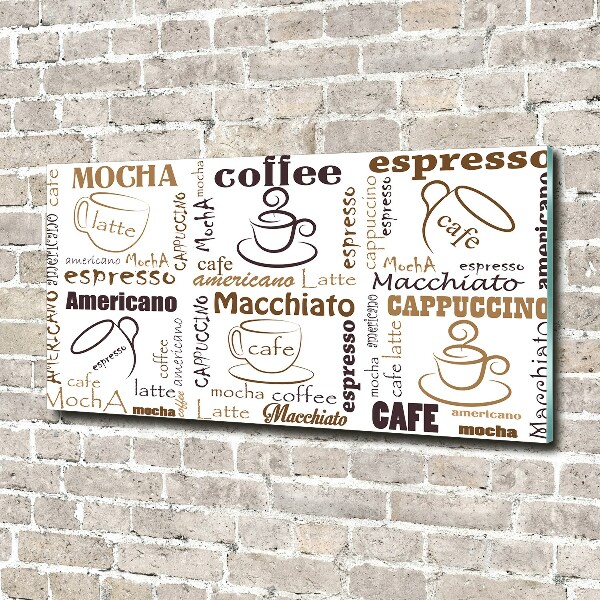 Tablou din Sticlă Timp de cafea