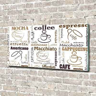 Tablou din Sticlă Timp de cafea