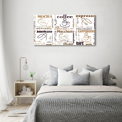 Tablou din Sticlă Timp de cafea