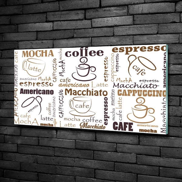 Tablou din Sticlă Timp de cafea