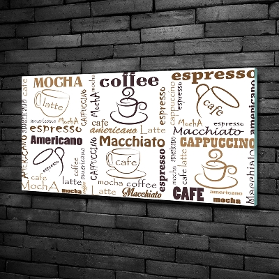 Tablou din Sticlă Timp de cafea