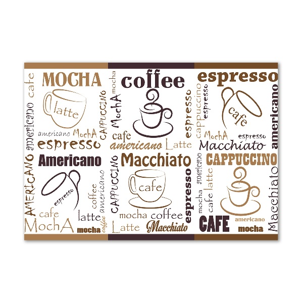 Tablou din Sticlă Timp de cafea