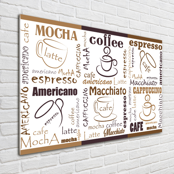 Tablou din Sticlă Timp de cafea