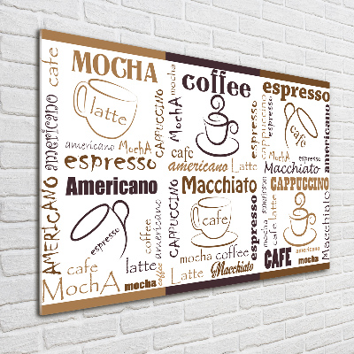Tablou din Sticlă Timp de cafea