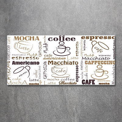 Tablou din Sticlă Timp de cafea