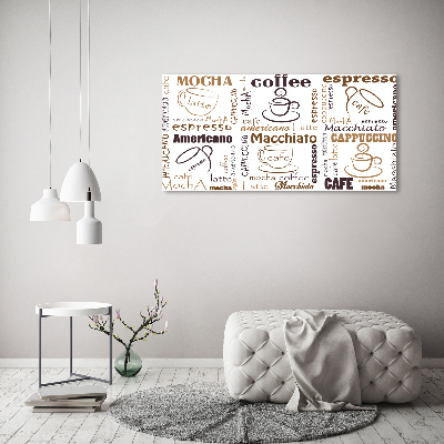 Tablou din Sticlă Timp de cafea