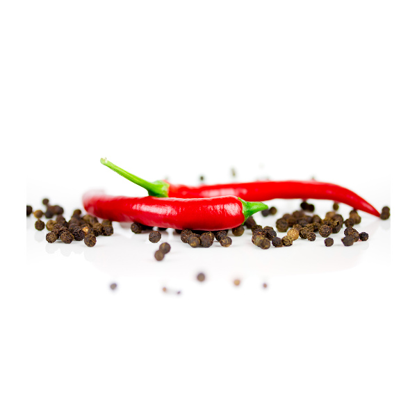 Fotografie imprimată pe sticlă Chilli și piper