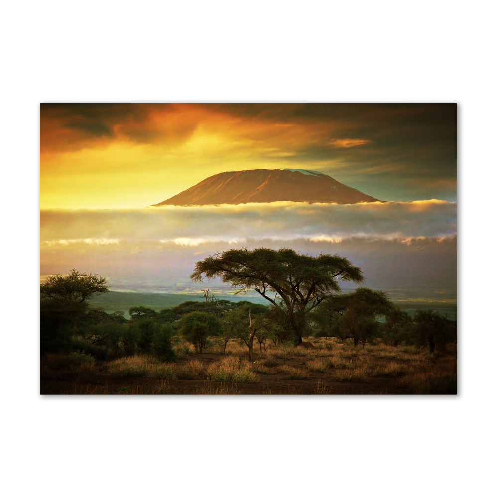 Tablou din Sticlă Kilimanjaro Kenya