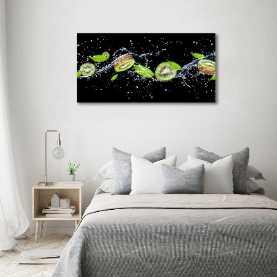 Imagine de sticlă Kiwi si apa