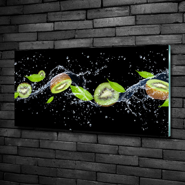 Imagine de sticlă Kiwi si apa