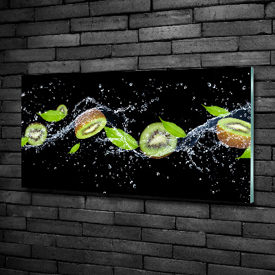 Imagine de sticlă Kiwi si apa