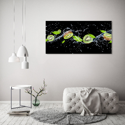 Imagine de sticlă Kiwi si apa