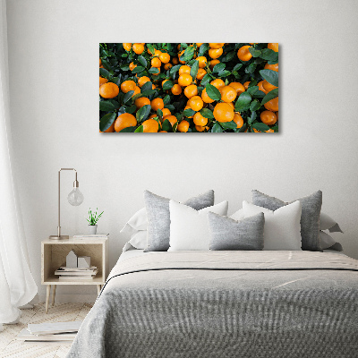 Tablou pe pe sticlă mandarine