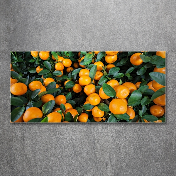 Tablou pe pe sticlă mandarine