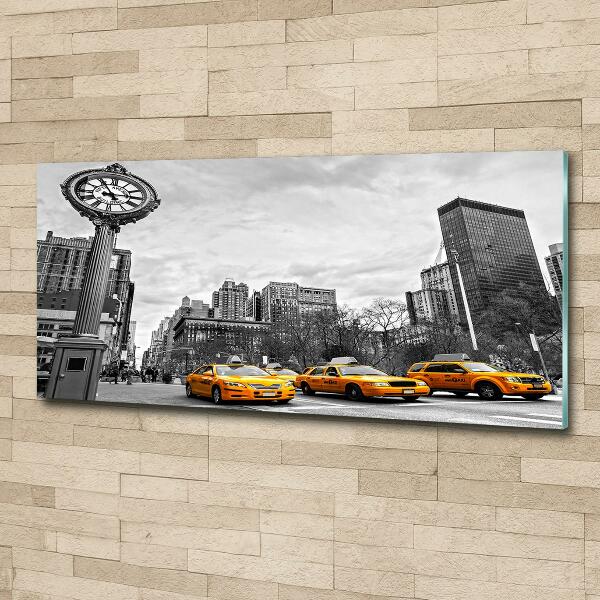 Imagine de sticlă New York taxiuri