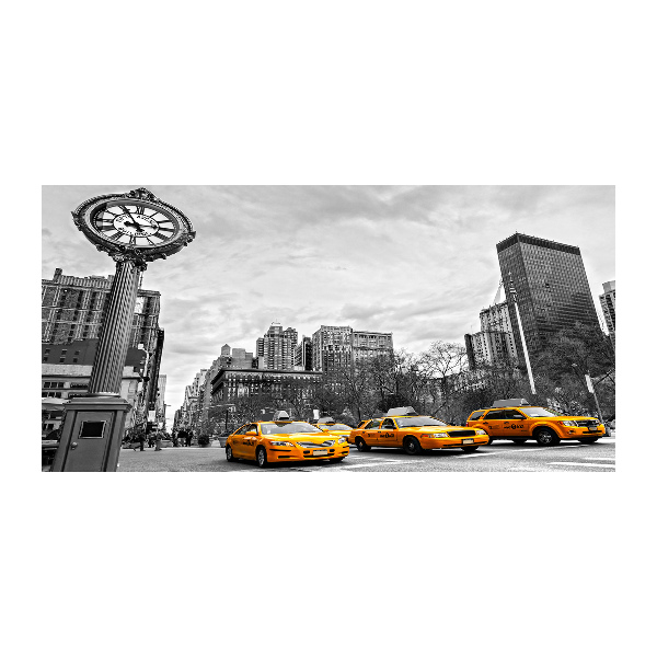 Imagine de sticlă New York taxiuri