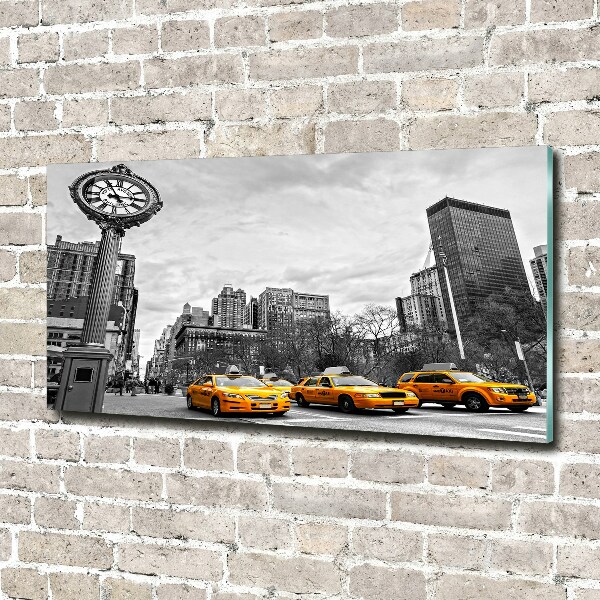 Imagine de sticlă New York taxiuri
