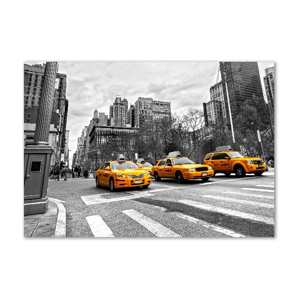 Imagine de sticlă New York taxiuri