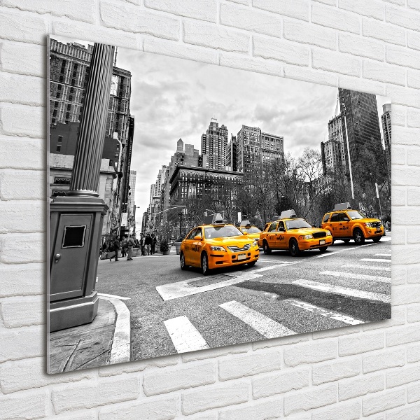 Imagine de sticlă New York taxiuri