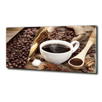 Tablou Printat Pe Sticlă ceașcă de cafea