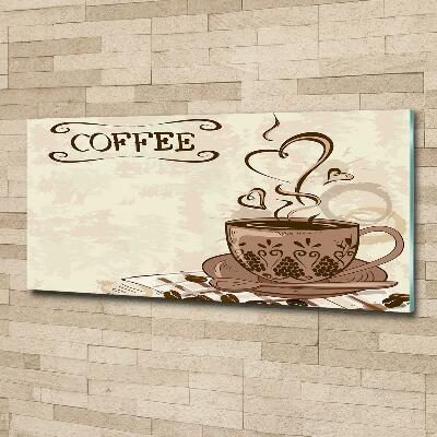 Tablou din Sticlă cafea aromatică