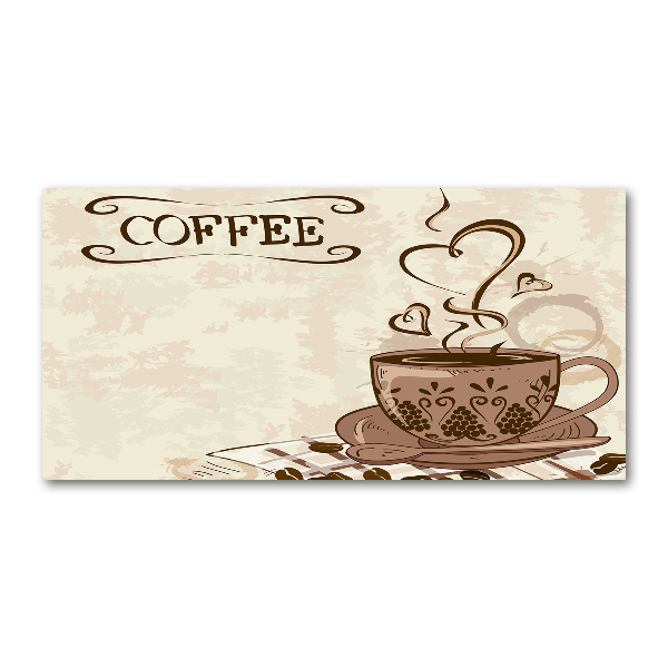 Tablou din Sticlă cafea aromatică