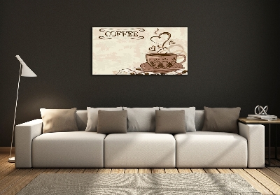 Tablou din Sticlă cafea aromatică