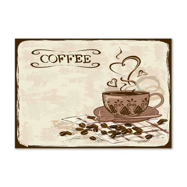 Tablou din Sticlă cafea aromatică